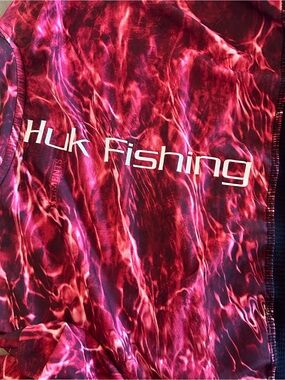 Men's Red Performance fishing / Swim Shirt